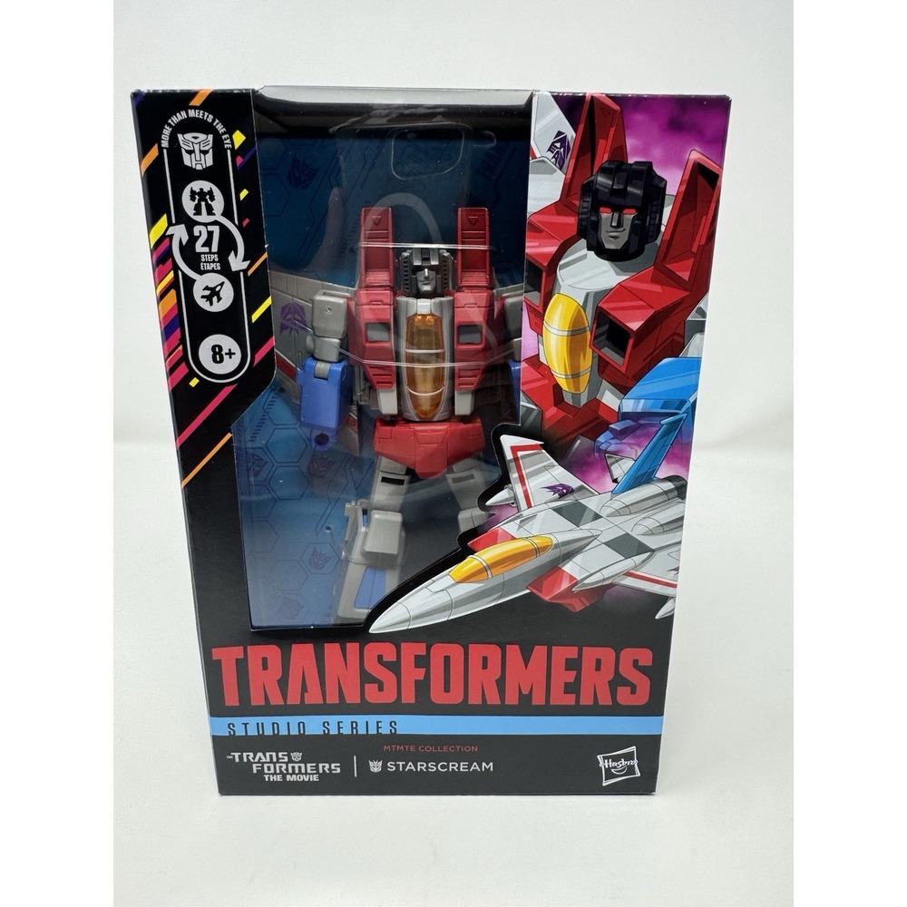 Transformers Studio Series Collection Movie Voyager Class Starscream In Hand